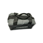 Sewershop Radiodetection locator tool bag in grey and black durable fabric for field equipment storage