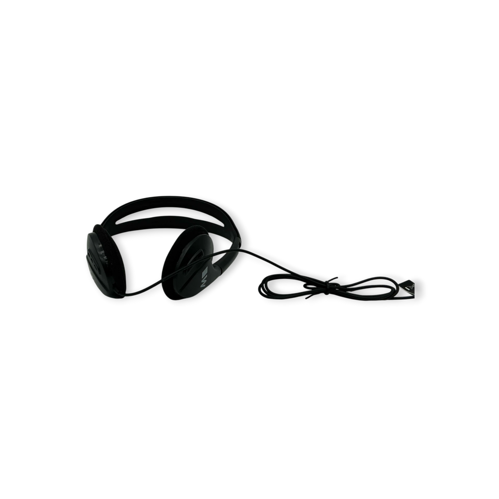 Sewershop black wired headset for Schonstedt MAGGIE and GA-92XTd magnetic locators for clear field audio monitoring.