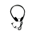 Sewershop black wired headset for Schonstedt MAGGIE and GA-92XTd magnetic locators for clear field audio monitoring.