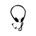 Sewershop black wired headset for Schonstedt MAGGIE and GA-92XTd magnetic locators for clear field audio monitoring.