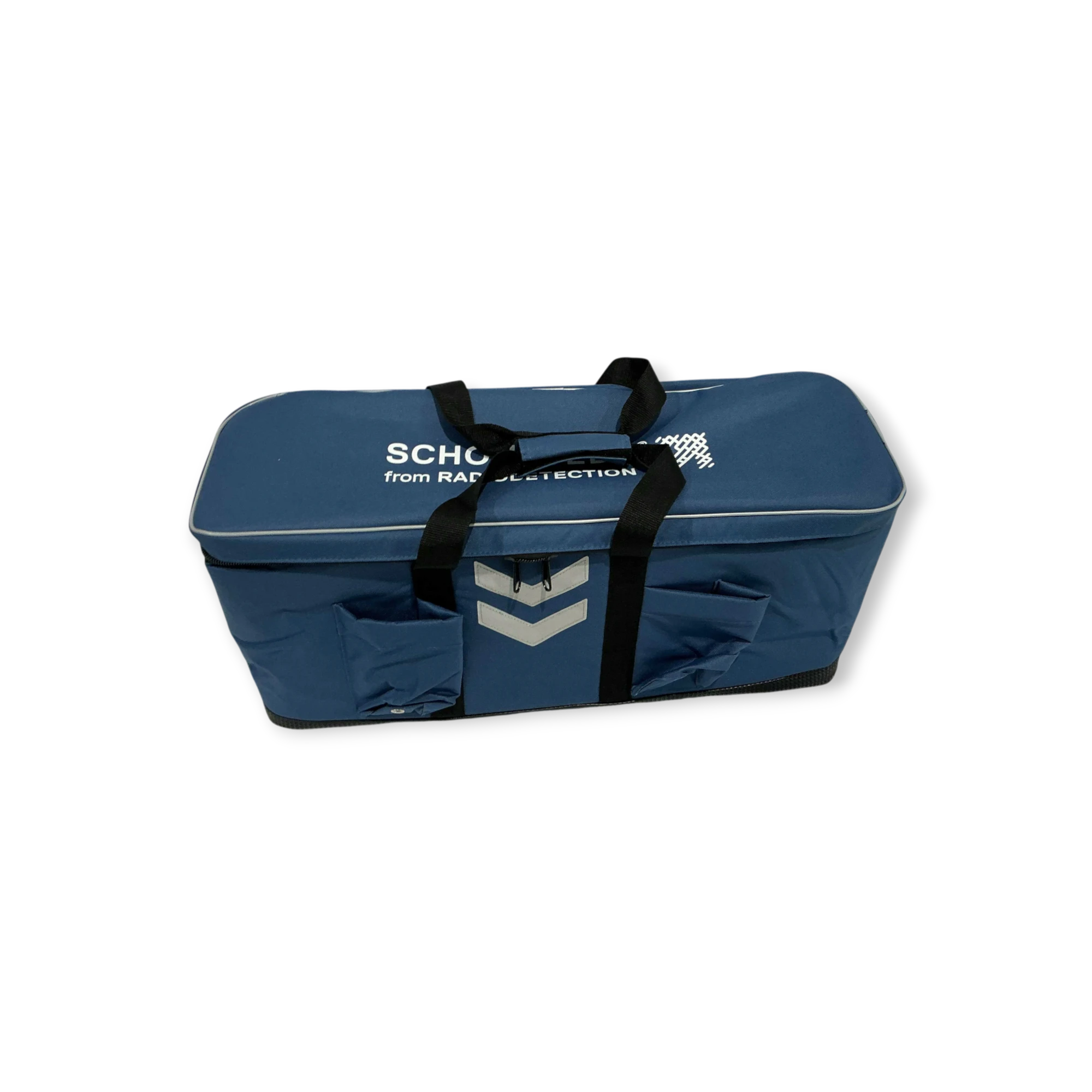 Sewershop blue carrying case for Schonstedt u-LOCATE pipe and cable locator with black handles and reflective details