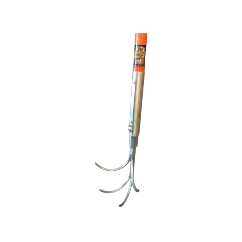 Sewershop Southland 4-pronged metal debris grabber with curved hooks for sewer and manhole maintenance
