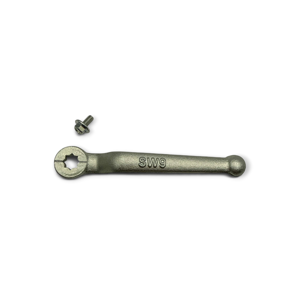 Sewershop SW9 replacement steel handle for 3-way ball valve with included mounting bolt