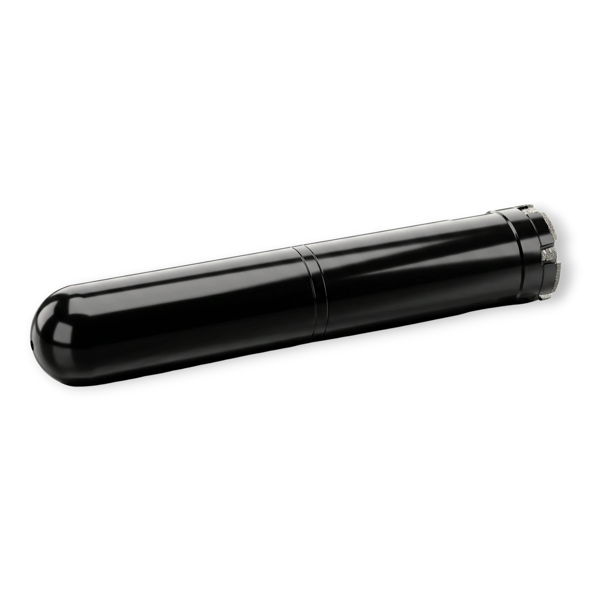Sewershop NozzTeq Torpedo penetrating sewer jetter nozzle with 1 inch NPT connection and black finish