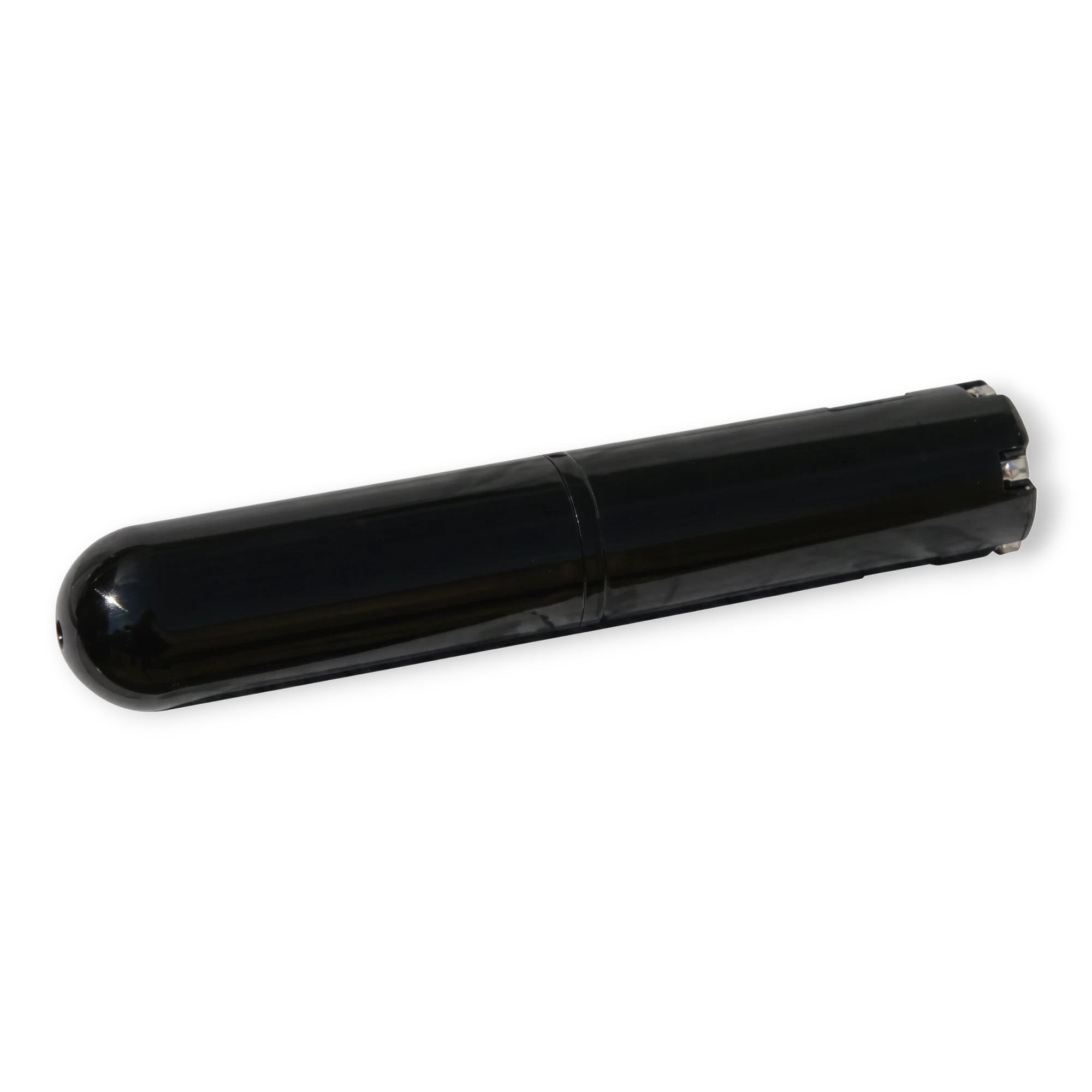 Sewershop NozzTeq Torpedo 3/4 inch NPT penetrating sewer jetter nozzle with a sleek black finish.