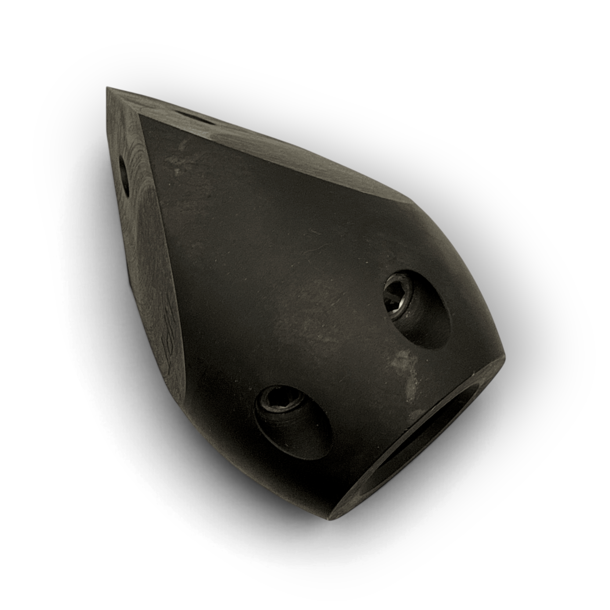 Sewershop Tri-Star 1-inch sewer jetter nozzle with a durable black metal finish and multiple precision jet ports.