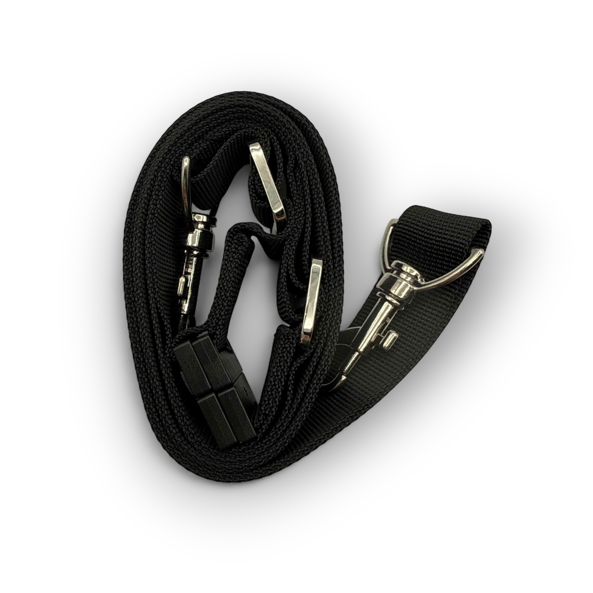 Sewershop black nylon shoulder strap with metal swivel hooks for Trident wireless remote transmitter systems