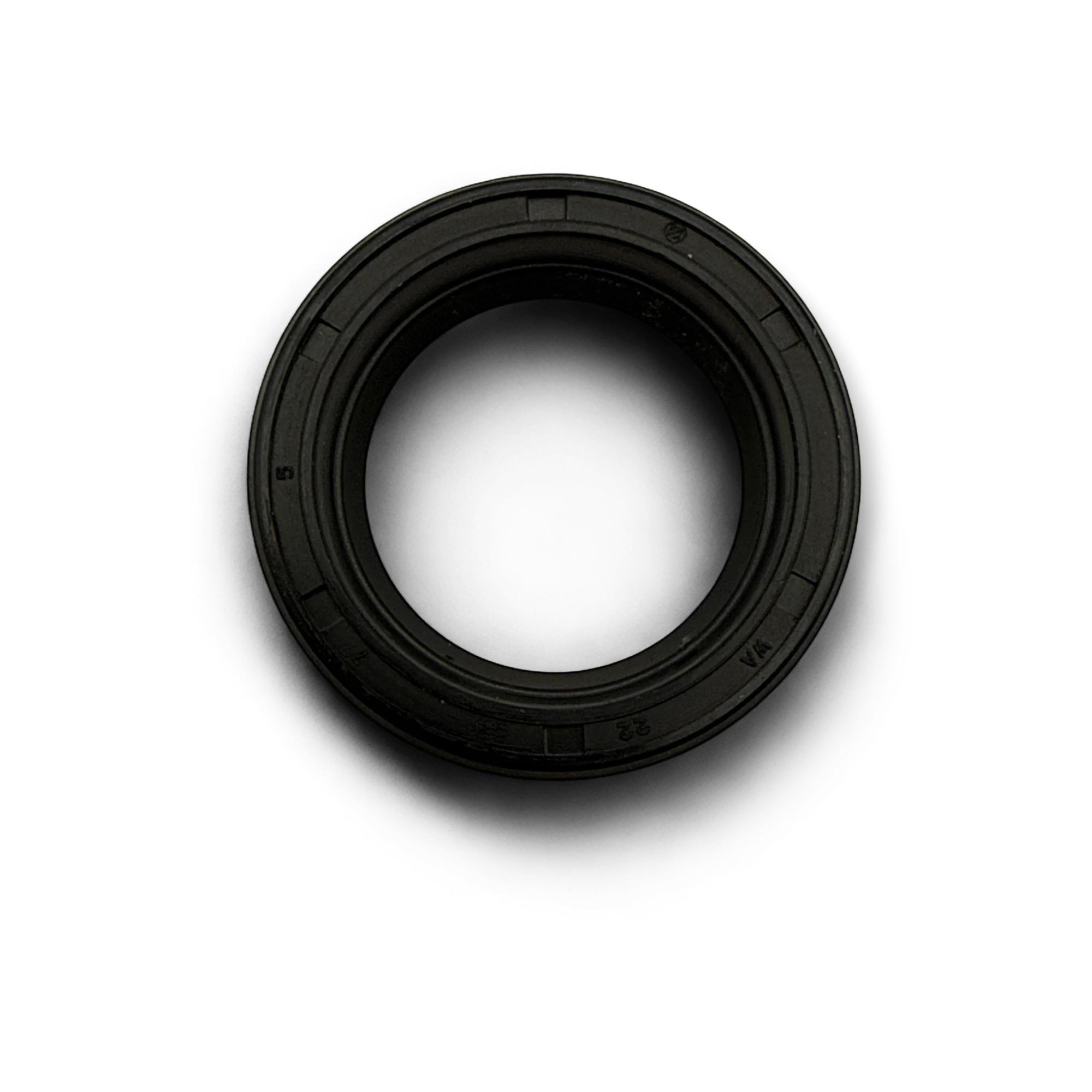Sewershop black rubber oil seal for UDOR PC series water pumps, designed for secure fit and leak prevention.