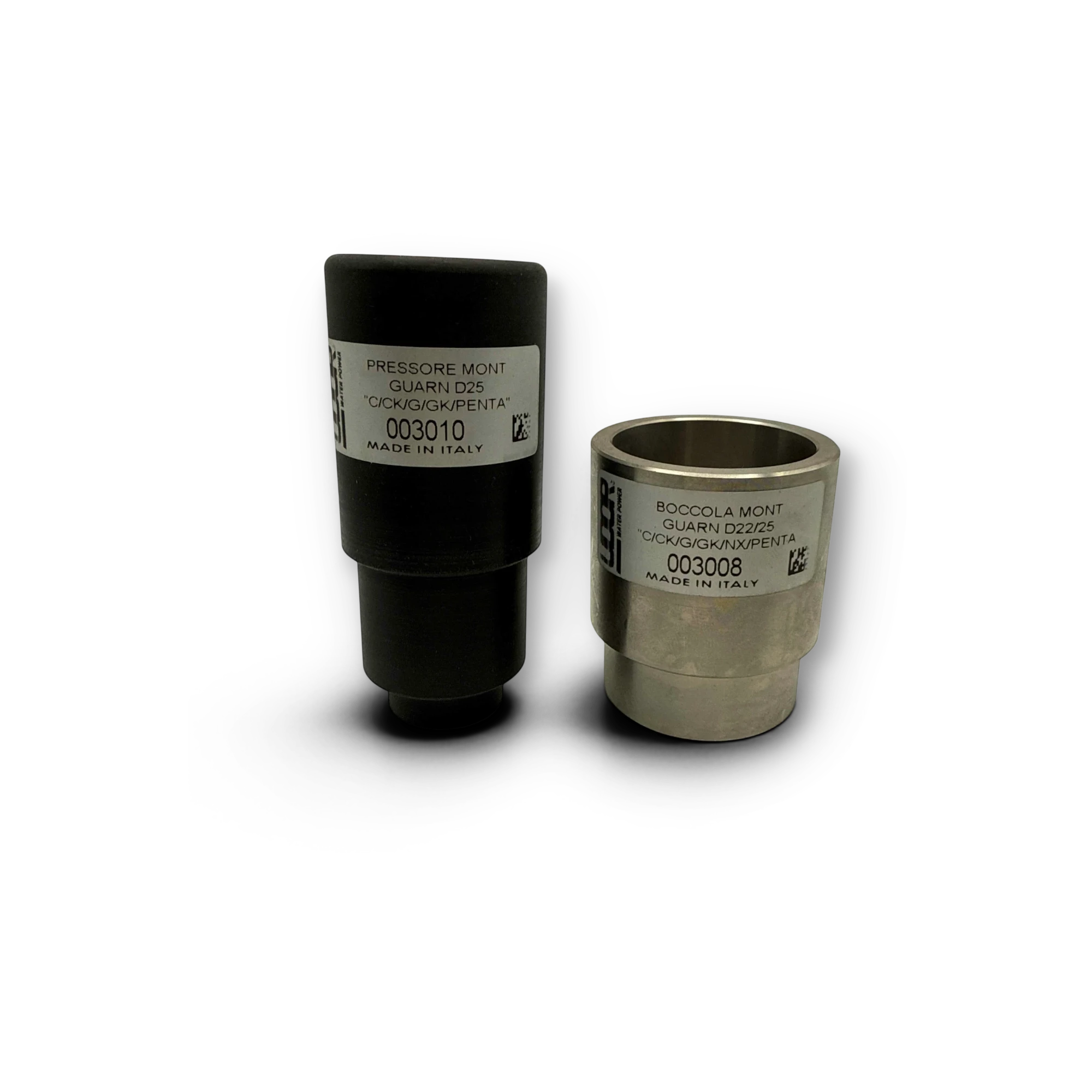 Sewershop UDOR pump packing insertion tools for PC and Penta series pumps, featuring black and steel components.