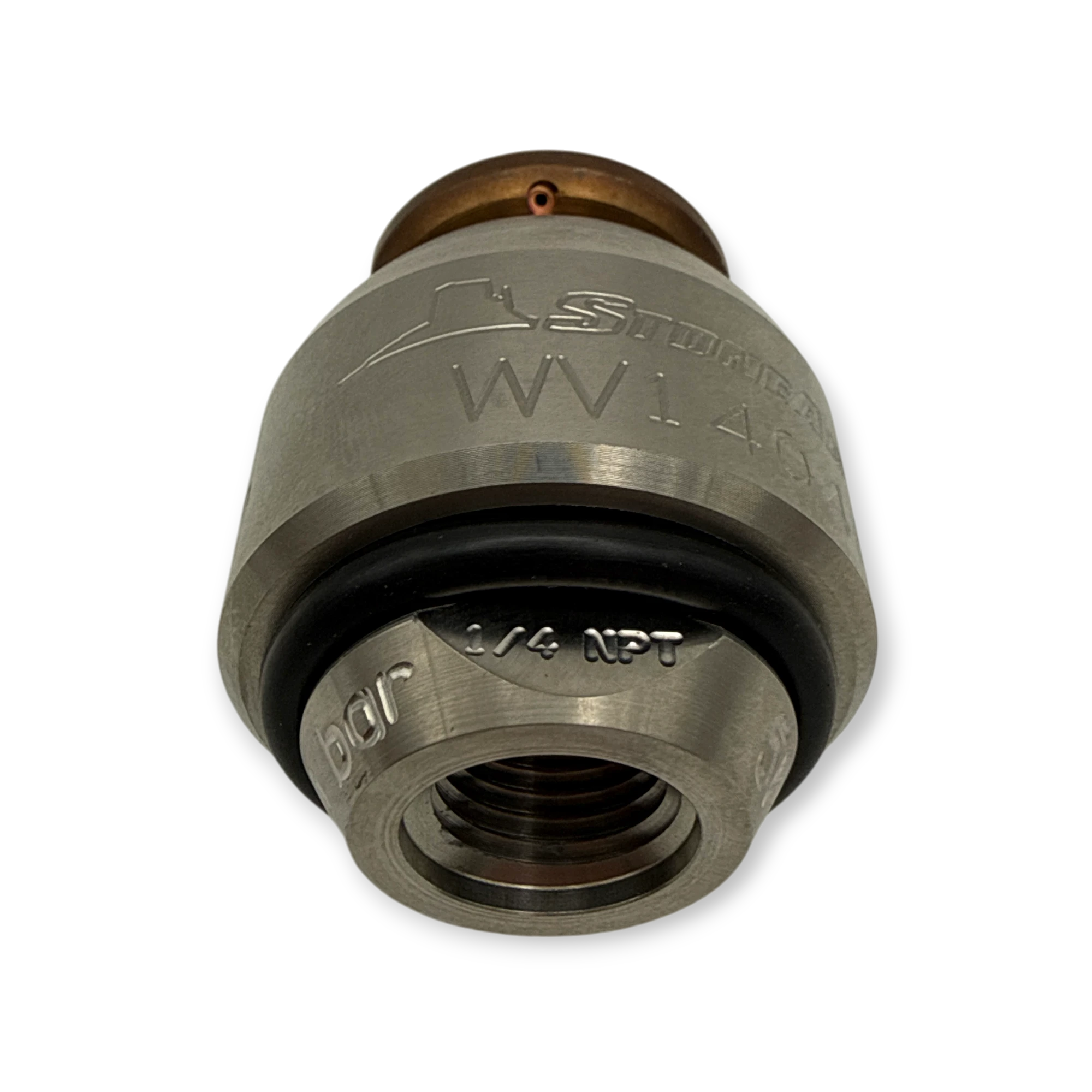 Sewershop Warthog WV Classic 1/4 inch NPT stainless steel pipe cleaning nozzle for residential and commercial use