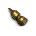 Sewershop NozzTeq Whirlaway 2-1/2 inch NST rotating brass culvert cleaning nozzle for professional sewer jetting