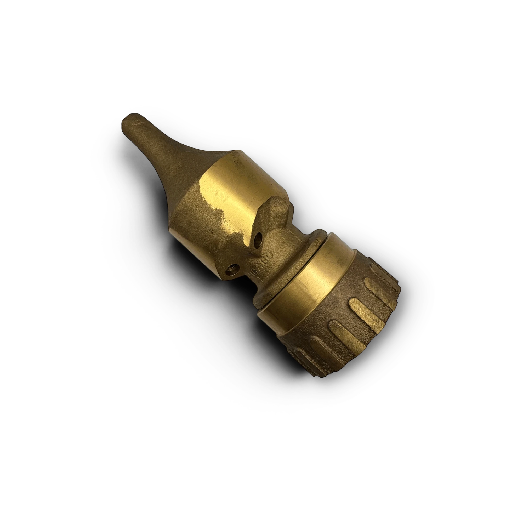 Sewershop NozzTeq Whirlaway 2-1/2 inch NST rotating brass culvert cleaning nozzle for professional sewer jetting