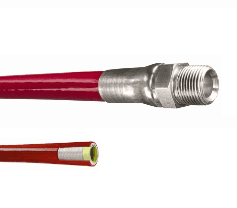 Piranha® Van Pack Sewer Jetter Hose: Red 5000 PSI - Range Supply